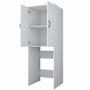 Hanah Home KD110 - 3192 Gabinete para Lavadora, Blanco, 65cm Ancho x 181.8cm Alto x 62.5cm Profundo